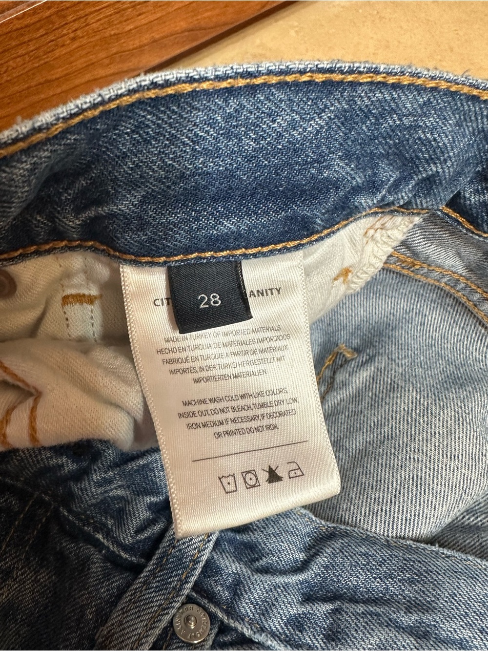 Citizens Of Humanity Light Blue High-Rise Wide Leg Jeans (Paloma) 32” inseam - Picture 6 of 6